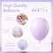 60pcs Purple and Silver Balloons 12inch with Pearl Purple White-Pastel Purple Sliver